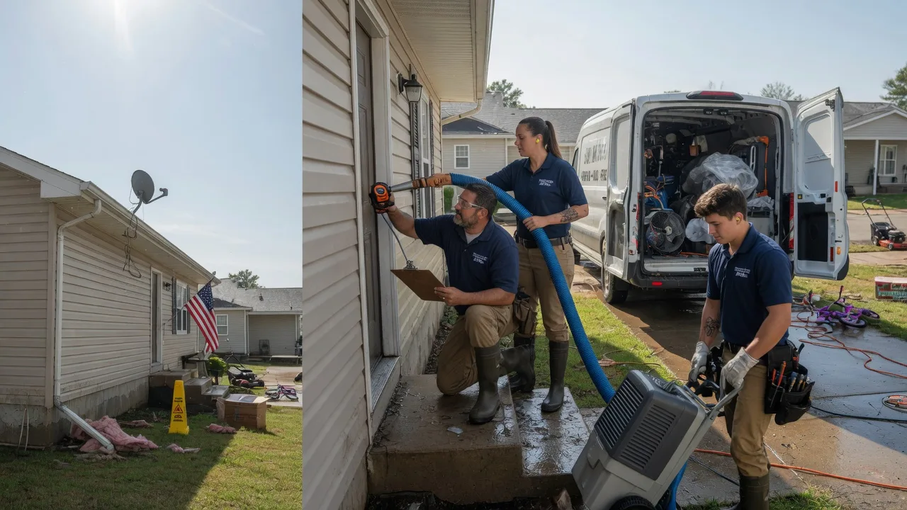 Ceiling Water Damage Restoration in Konawa, OK near me